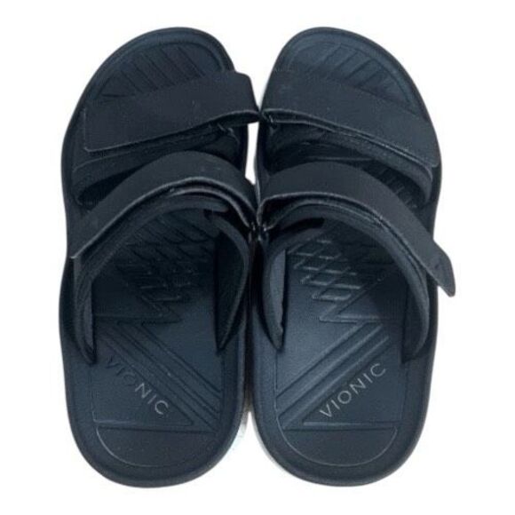 Vionic Renewal Adjustable Recovery Slide Black Sandals Women Size 9 Men Size 7.5 - Picture 7 of 11